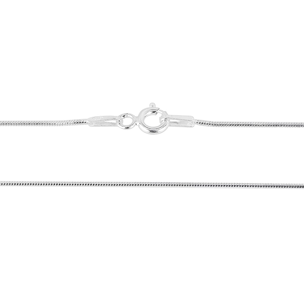 Pulseira Prata Rabo de Rato 17cm · 1,1mm