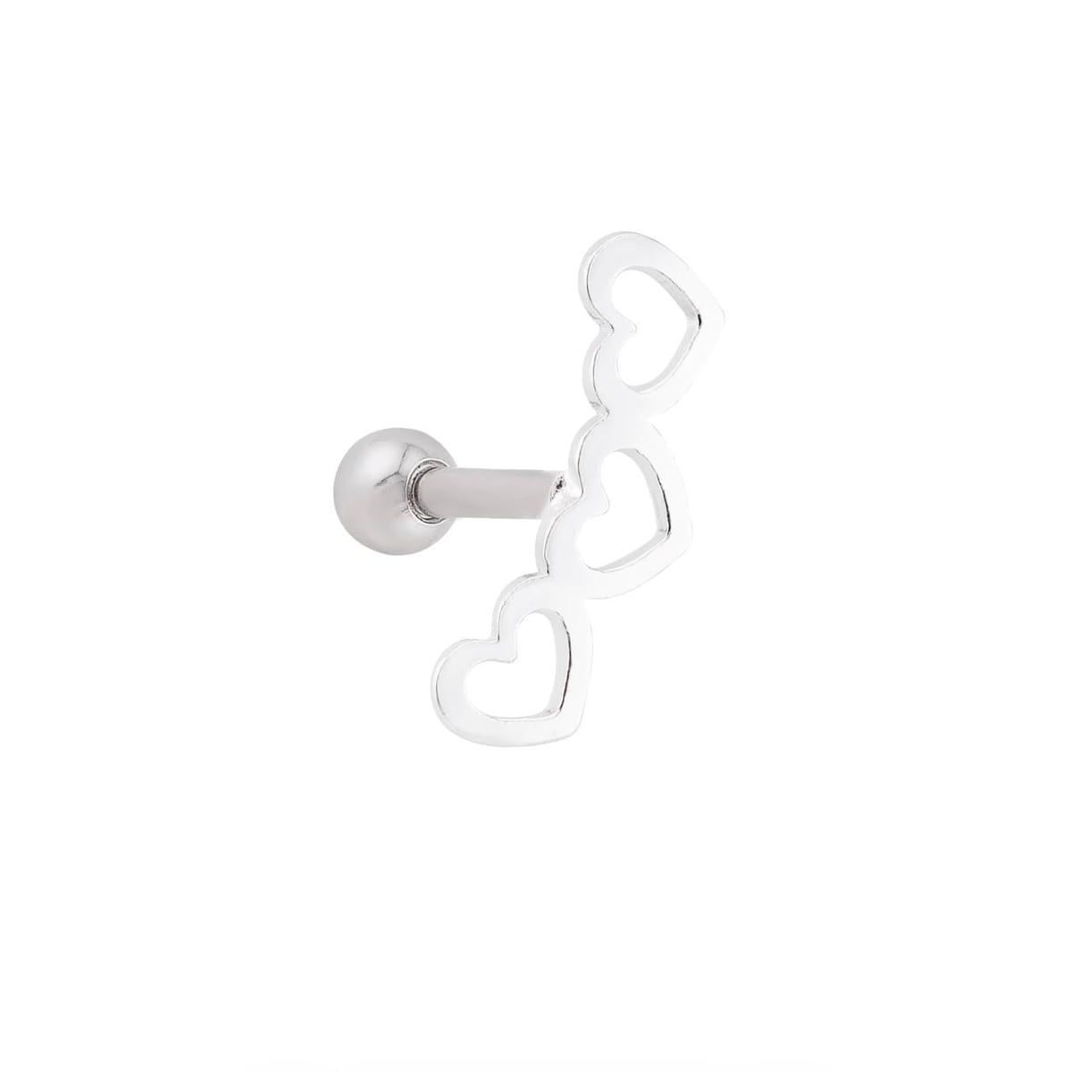 Piercing 3 Corações