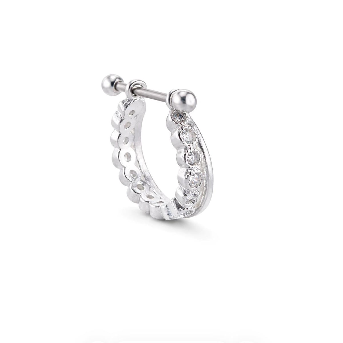 Piercing Zircônia Cristal para Conch