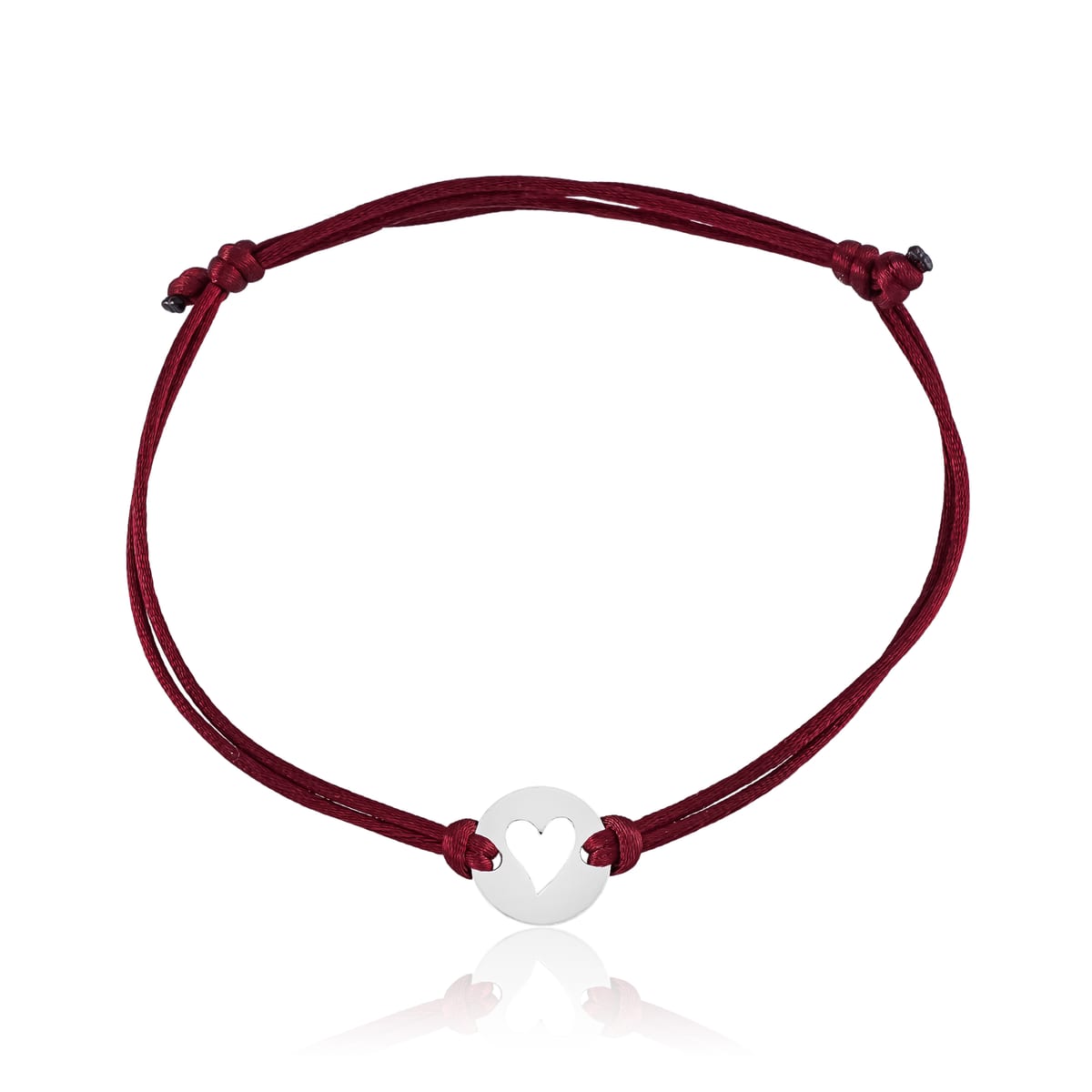 Pulseira Cordão Coração
