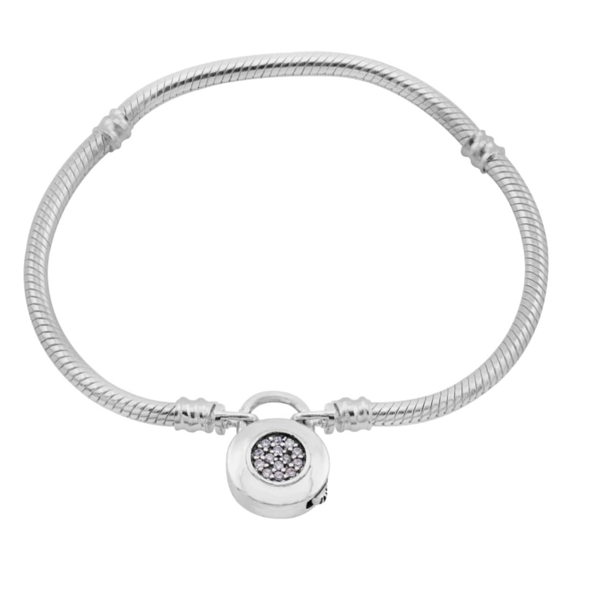 Pulseira para Berloque Fecho Cadeado