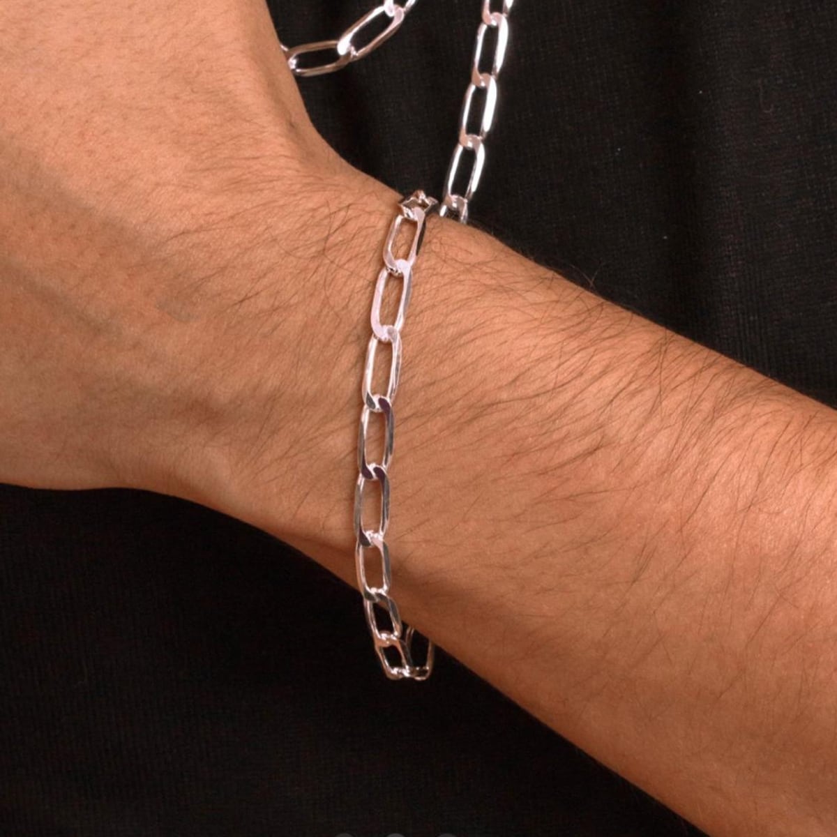 Pulseira Masculina Grumet Longa 6mm